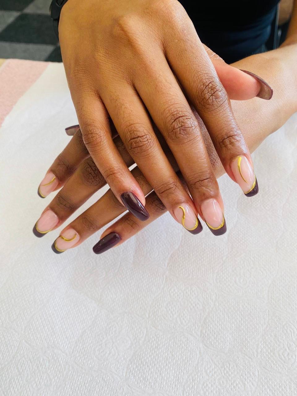 Bold nail art from Indulge Fourways